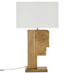 Настольная лампа с прямоугольным белым абажуром Skillful Face варинант исполнения - 5 | Loft Concept в Ульяновске