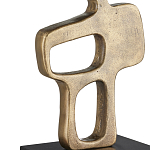 Настольная лампа с фигурным каркасом и прямоугольным тканевым абажуром Brutalist Profile варинант исполнения - 1 | Loft Concept в Ульяновске