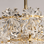 Люстра многоярусная с объемными прозрачными цветами Hanging Flowers варинант исполнения - 6 | Loft Concept в Ульяновске