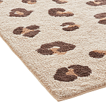 Ковер из хлопка с леопардовым принтом Soft Hugs варинант исполнения - 2 | Loft Concept в Ульяновске
