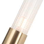 Бра с вытянутым рифленым стеклянным плафоном цилиндрической формы Trumpet tube варинант исполнения - 3 | Loft Concept в Ульяновске