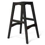 Барный стул со спинкой и подлокотниками на 4-х деревянных ножках Douglas Rhombus Бирюзовый Велюр варинант исполнения - 3 | Loft Concept в Ульяновске