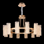 Люстра круглая с текстурными цилиндрическими плафонами Glimpse варинант исполнения - 6 | Loft Concept в Ульяновске