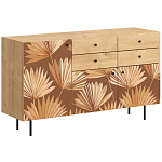 Буфет с принтом на дверцах Elise Cupboard варинант исполнения - 5 | Loft Concept в Ульяновске