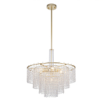 Люстра многоярусная с каскадами кристаллов Crystal Rains варинант исполнения - 2 | Loft Concept в Ульяновске