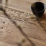 Дизайнерский журнальный стол квадратный с черным трапециевидным основанием Wokab варинант исполнения - 4 | Loft Concept в Ульяновске