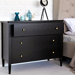 Комод с 3 ящиками Blues Black варинант исполнения - 2 | Loft Concept в Ульяновске