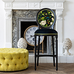 Барный стул из натурального бука с изображением птицы и цветов Blooming Birds варинант исполнения - 2 | Loft Concept в Ульяновске