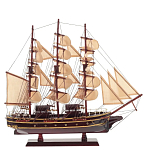 Декоративная модель деревянного коричневого парусника в подарочной упаковке With The low варинант исполнения - 1 | Loft Concept в Ульяновске