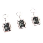 Зеркало брелок складное двухстороннее из натурального камня Серафинит Stone Mirrors варинант исполнения - 4 | Loft Concept в Ульяновске