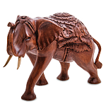 Статуэтка из дерева суар в виде слона Two Tusks варинант исполнения - 1 | Loft Concept в Ульяновске