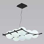 Люстра подвесная с 9-ю плафонами в форме шара Yarvi варинант исполнения - 4 | Loft Concept в Ульяновске