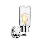 Бра с цилиндрическим прозрачным плафоном из стекла с пузырьками Elstead Lighting варинант исполнения - 1 | Loft Concept в Ульяновске