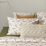 Чехол на подушку с макраме бежевого цвета Macrame варинант исполнения - 6 | Loft Concept в Ульяновске