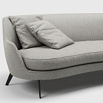 Мебельная ткань Шенилл серо-голубой цвет 142 см T4-47 варинант исполнения - 6 | Loft Concept в Ульяновске