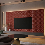 Гипсовая 3D панель с принтографией PM-11 варинант исполнения - 1 | Loft Concept в Ульяновске