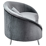 Диван с мягкой обивкой из ткани серый Ethan Sofa варинант исполнения - 1 | Loft Concept в Ульяновске