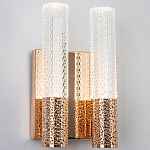 Бра с двумя плафонами Dew Drops Tube Duo Gold Wall Lamp варинант исполнения - 3 | Loft Concept в Ульяновске