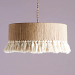 Люстра круглая плетеная с кисточками Solar Glow варинант исполнения - 6 | Loft Concept в Ульяновске