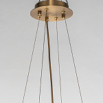 Люстра подвесная круглая с овальными подвесками из стекла дымчатого цвета Harlow Crystal Round варинант исполнения - 5 | Loft Concept в Ульяновске