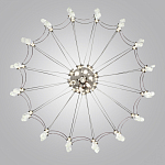 Люстра подвесная из металла с прозрачными подвесками из хрусталя Quasar 93 варинант исполнения - 11 | Loft Concept в Ульяновске