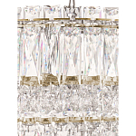 Люстра подвесная круглая из прозрачного хрусталя с золотым корпусом Selfsufficient варинант исполнения - 5 | Loft Concept в Ульяновске