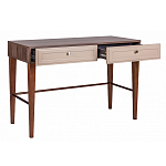 Стол письменный из массива бука с 2-мя ящиками бежевый Wenge Light варинант исполнения - 3 | Loft Concept в Ульяновске