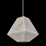 Подвесной светильник с фигурным плафоном Stone Prism варинант исполнения - 6 | Loft Concept в Ульяновске