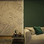 Барельеф PORTRAIT варинант исполнения - 2 | Loft Concept в Ульяновске