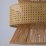 Подвесной светильник с абажуром из натуральных материалов Light Inside the Cell варинант исполнения - 9 | Loft Concept в Ульяновске