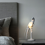 Настольная лампа в виде попугая White Parrot Table Lamp варинант исполнения - 2 | Loft Concept в Ульяновске