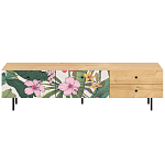 Длинная ТВ-тумба с принтом на ящиках Elise TV Stand варинант исполнения - 15 | Loft Concept в Ульяновске