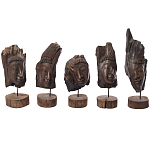 Декоративная статуэтка из дерева Будда Buddha Wooden Statuette варинант исполнения - 6 | Loft Concept в Ульяновске