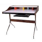 Письменный стол с 2-мя чёрными выдвижными ящиками и нишей с цветными разделителями Ballan варинант исполнения - 1 | Loft Concept в Ульяновске