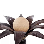 Настольная лампа черная INDONESIAN LAMPS варинант исполнения - 2 | Loft Concept в Ульяновске