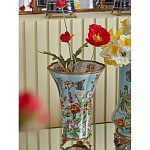 Ваза со стрекозой из фарфора с бронзовыми элементами Paradise Dragonfly варинант исполнения - 5 | Loft Concept в Ульяновске