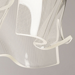 Подвесной светильник цилиндрической формы с прозрачным волнистым плафоном Wave Line варинант исполнения - 8 | Loft Concept в Ульяновске