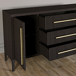 Буфет Primo с тремя ящиками и двумя фасадами Темный орех варинант исполнения - 6 | Loft Concept в Ульяновске