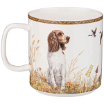 Кружка из фарфора с изображением фазанов и собаки 400 мл Hunting Porcelain Collection варинант исполнения - 1 | Loft Concept в Ульяновске