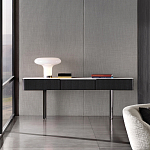 Консоль чёрная с 3-мя выдвижными ящиками Lou варинант исполнения - 3 | Loft Concept в Ульяновске