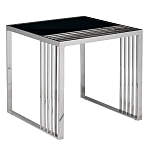 Столик журнальный с черной стеклянной столешницей Embodiment of Contemporary Art  варинант исполнения - 1 | Loft Concept в Ульяновске