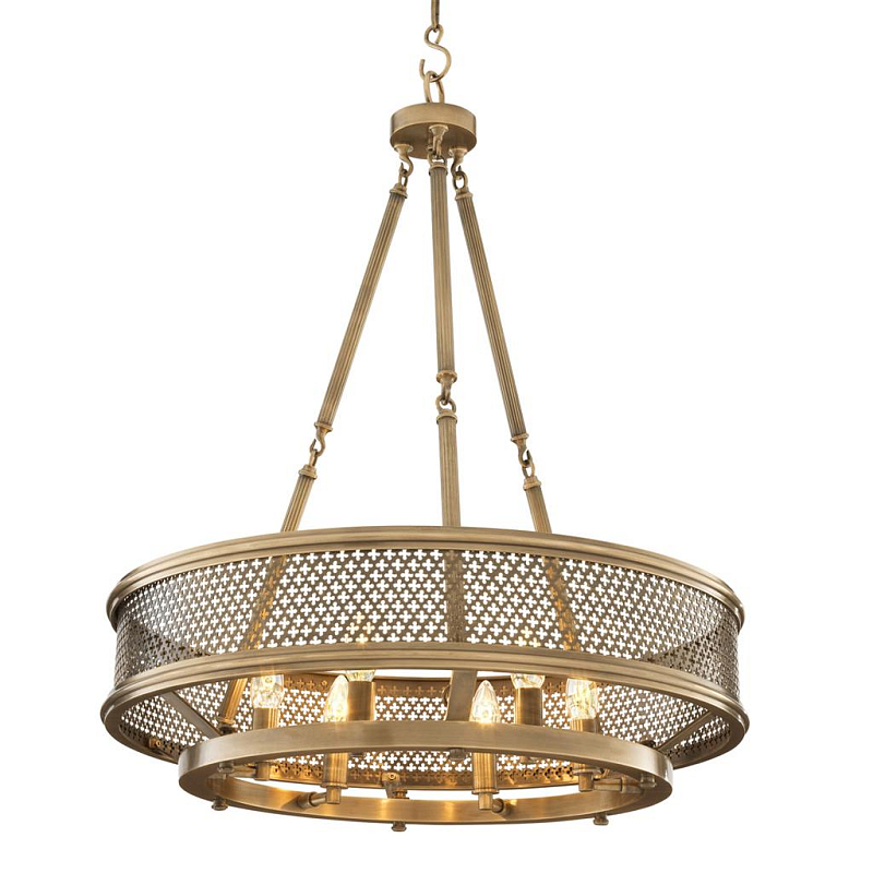 Люстра Eichholtz Chandelier Savoie Латунь Античная полированная в Ульяновске | Loft Concept 