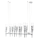 Люстра подвесная прямоугольная с 10-ю цилиндрическими плафонами LIAISON варинант исполнения - 5 | Loft Concept в Ульяновске