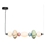 Подвесной светильник линейный с керамическими элементами 24W LED Fragrant Light варинант исполнения - 1 | Loft Concept в Ульяновске