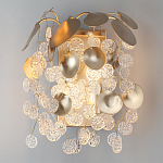 Бра с декоративными подвесками из прозрачного стекла в форме монеток FAIRYTREE Light варинант исполнения - 3 | Loft Concept в Ульяновске