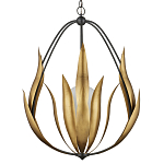 Люстра грушевидной формы с волнистыми листьями Foliage of Leaf Forms варинант исполнения - 3 | Loft Concept в Ульяновске