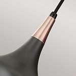  Подвесной светильник с каплевидным плафоном темного цвета Feiss варинант исполнения - 4 | Loft Concept в Ульяновске