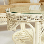 Комплект уличной мебели из ротанга Clara белый варинант исполнения - 9 | Loft Concept в Ульяновске