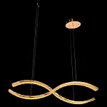 Люстра волнистой формы с фактурным хрустальным плафоном Light Delight варинант исполнения - 3 | Loft Concept в Ульяновске