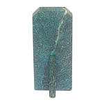 Часы погон ВС подарочные настольные из натурального камня Змеевик Military Clock варинант исполнения - 3 | Loft Concept в Ульяновске